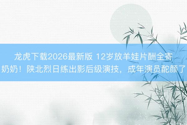 龙虎下载2026最新版 12岁放羊娃片酬全寄奶奶！陕北烈日练出影后级演技，成年演员酡颜了